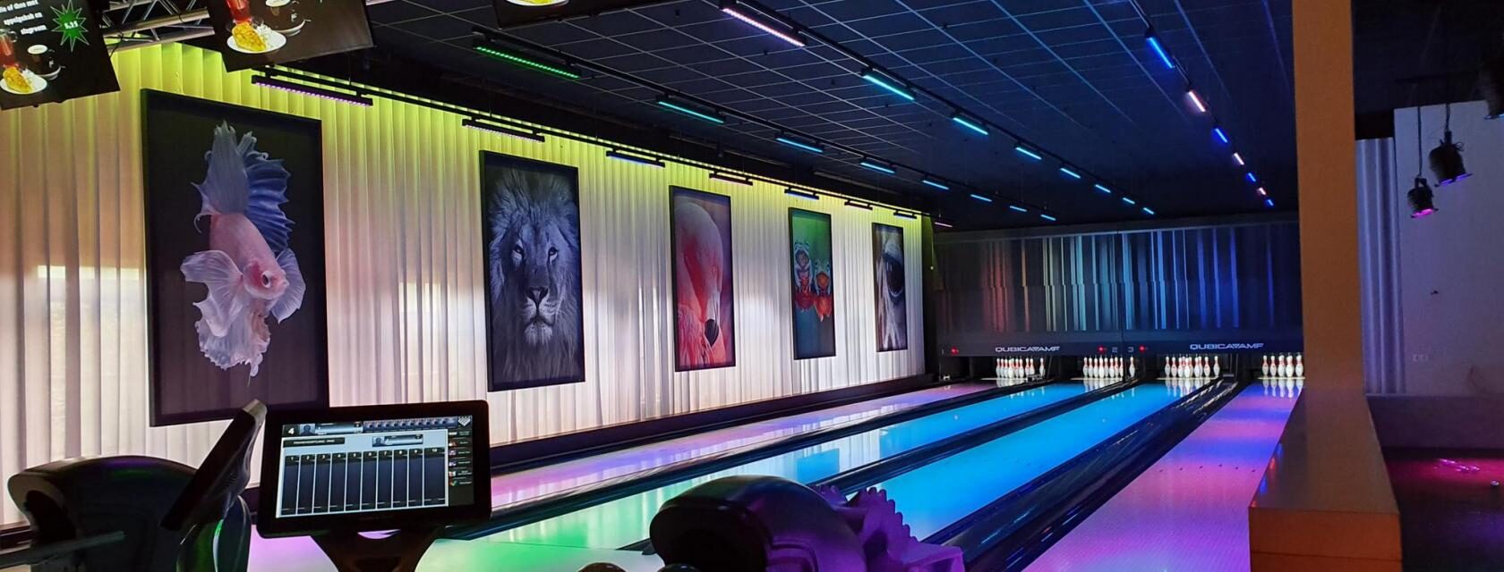 gooi balletjes op de bowlingbaan