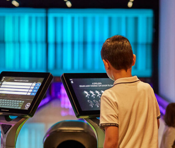 Moderne bowlingbanen.