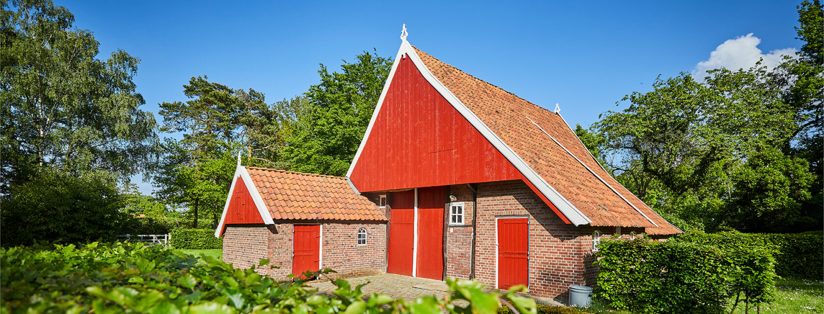 Oude saksische boerderij Erve Brookert bij Reuselink.