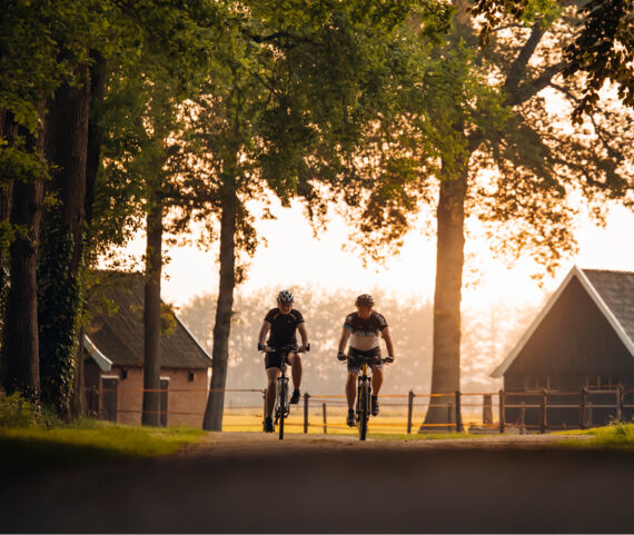 Mountainbiken bij Reuselink in Winterswijk.